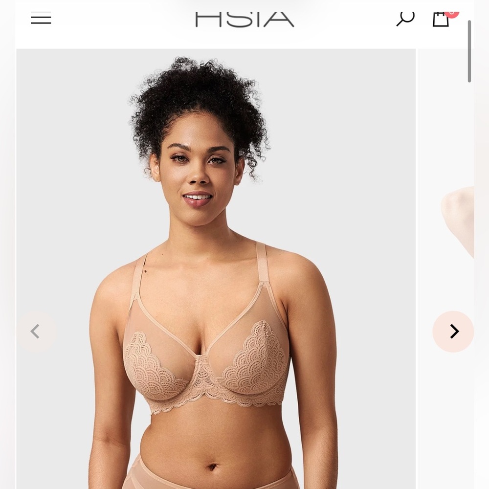 HSIA Unlined Mermaid Scale Bra